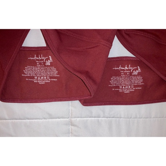 NWOT FREE PEOPLE Seamless Longline Bra- Blush - Picture 4 of 5